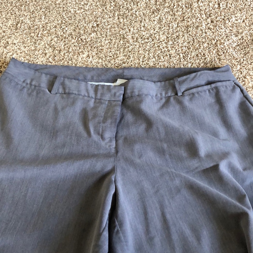 Euc 20w Gray worthington dress pants - Picture 2 of 3